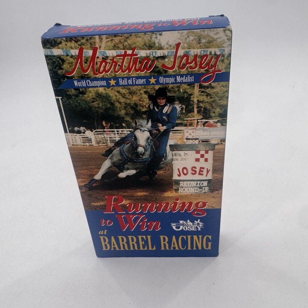 Running To Win at Barrel Racing Vhs Martha Josey Josey Ranch Training Horse HTF